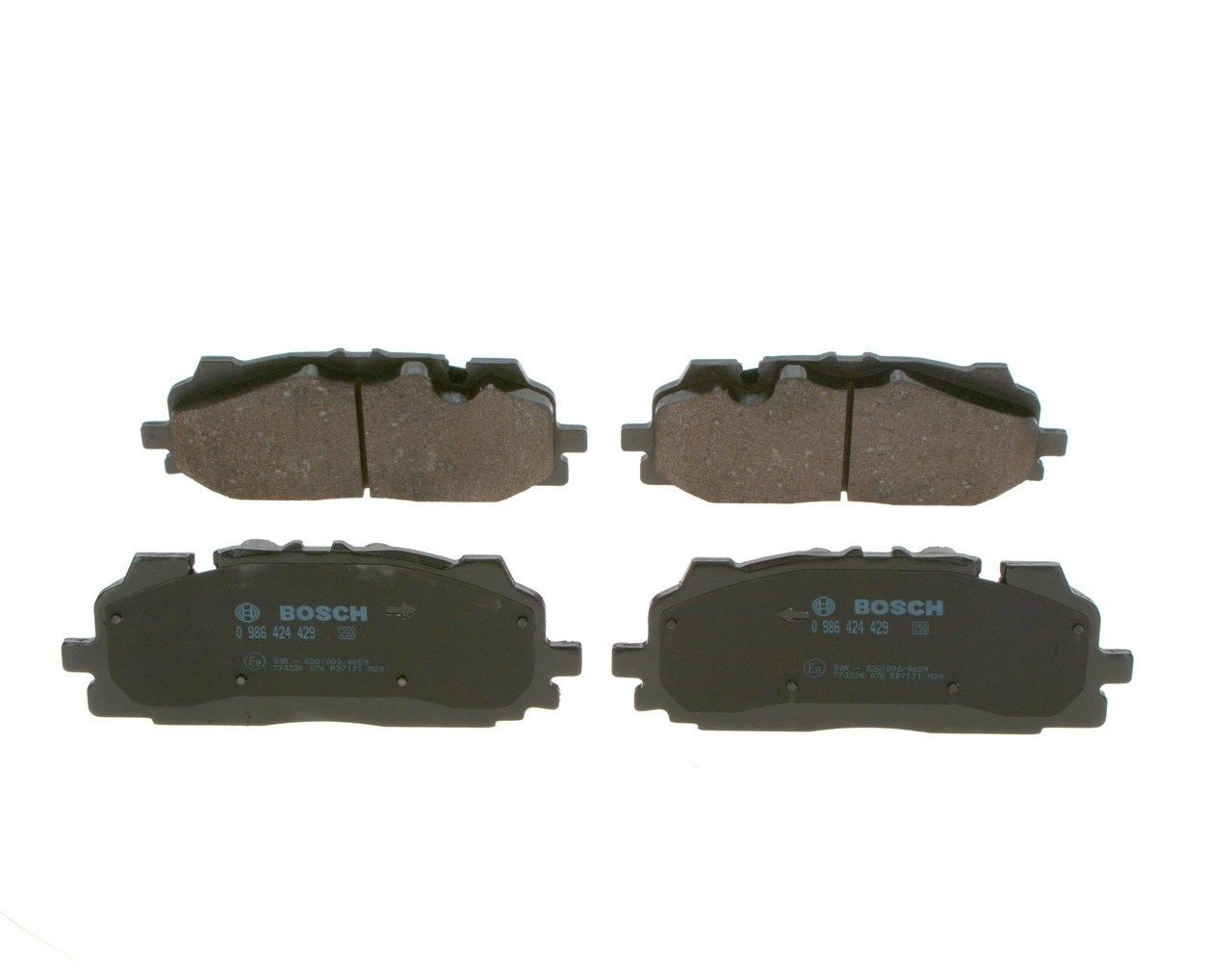 0986424429 Bosch Передні гальмівні колодки