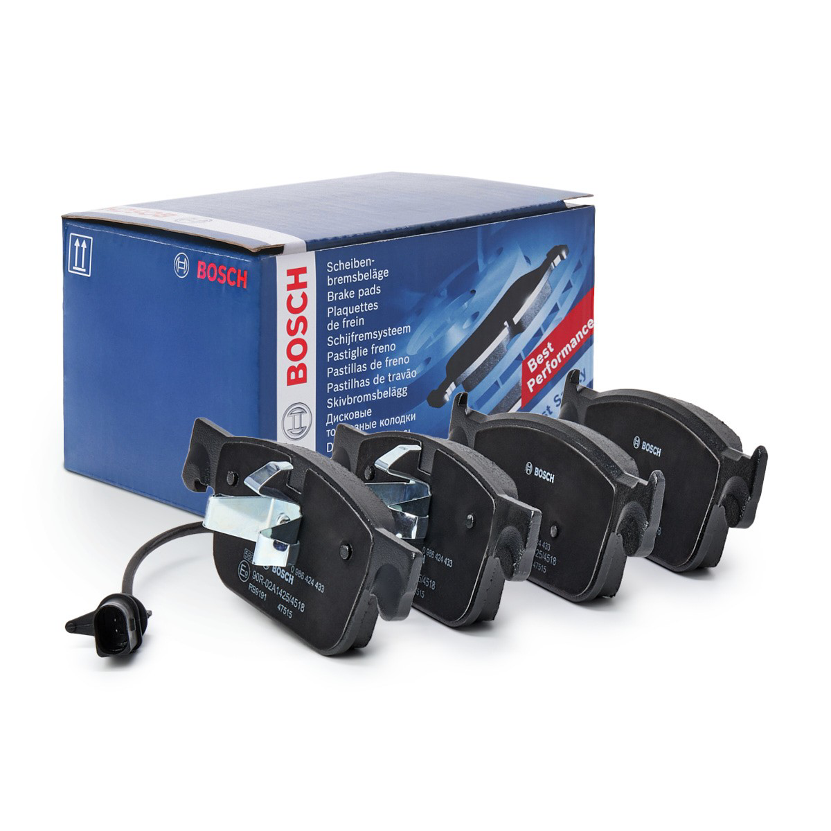 Купити 0986424433 Bosch Колодки гальмівні передні, дискові