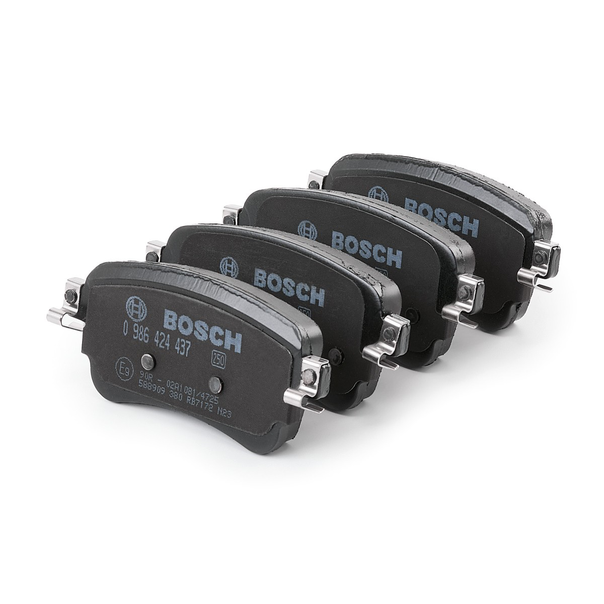 Задні гальмівні колодки Bosch 0986424437 ціна, від 37.80 USD