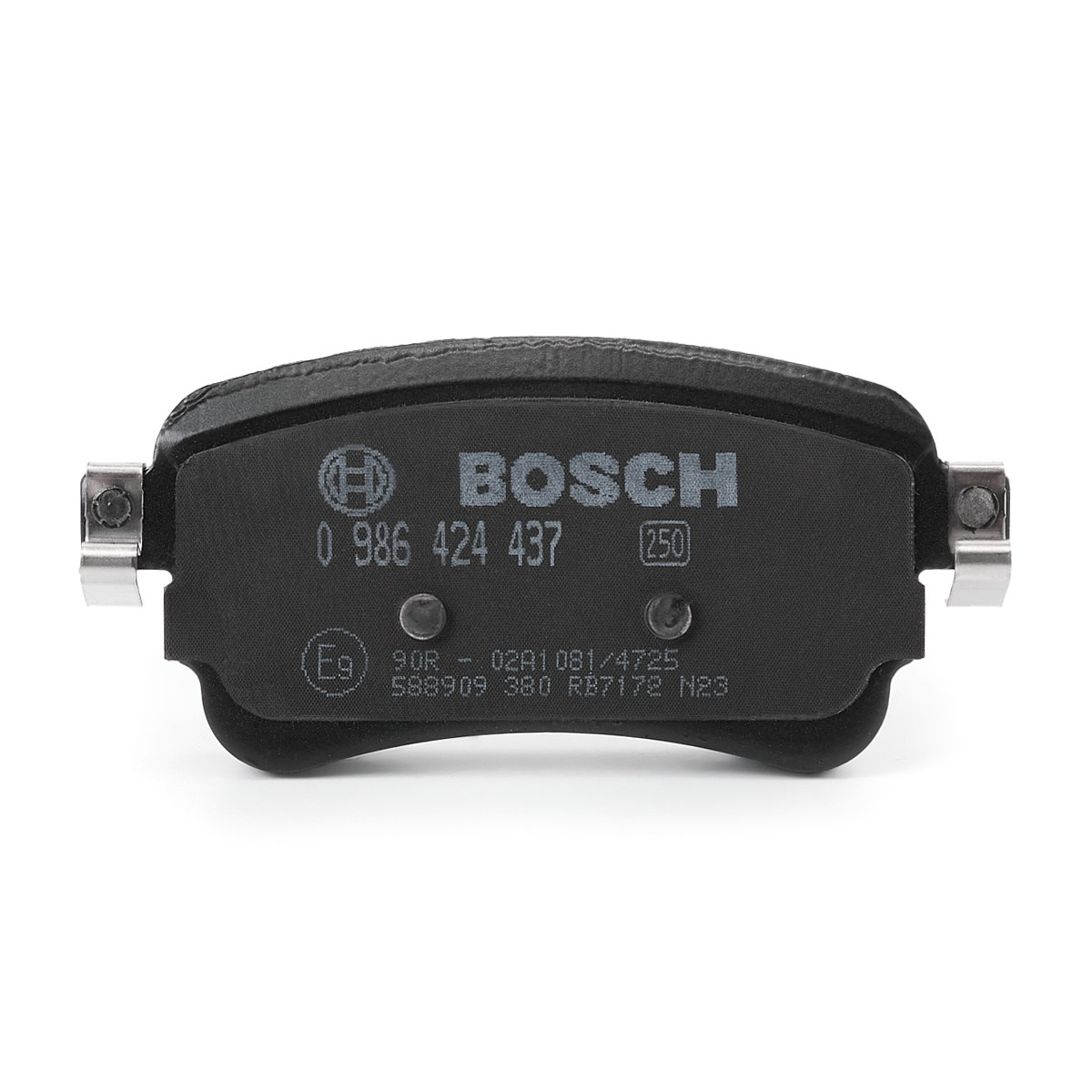 0986424437 Bosch Колодки гальмівні задні, дискові