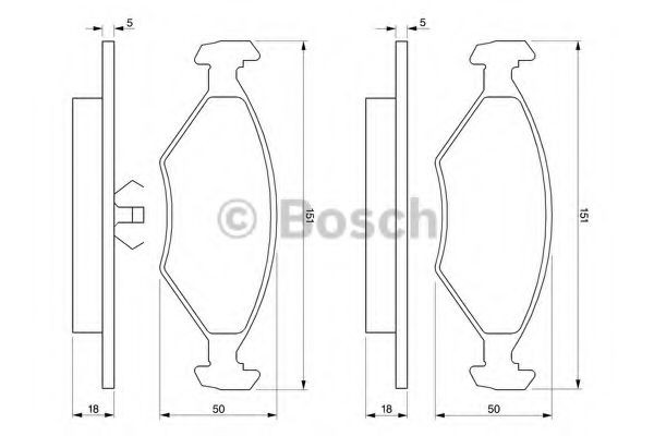 Гальмівні колодки Bosch 0986424458 ціна, від 22.67 USD