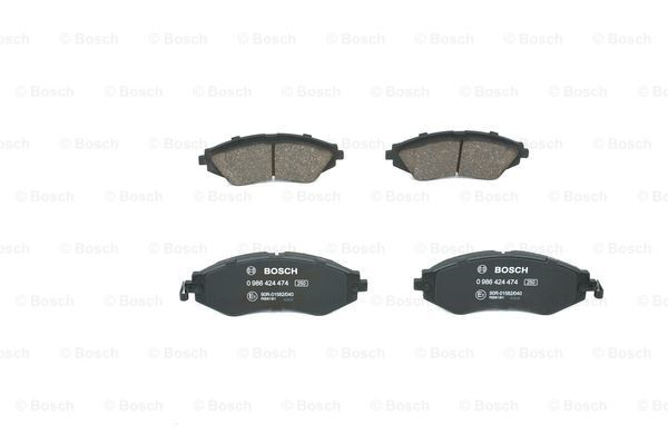 Купити 0986424474 Bosch Колодки гальмівні передні, дискові