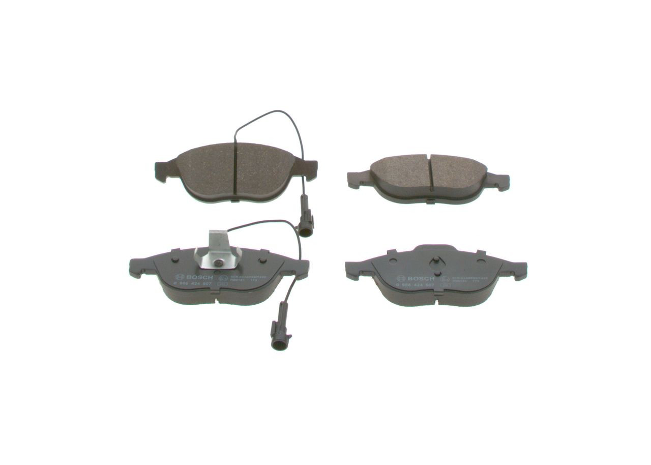 Передні тормозні колодки 0986424507 Bosch
