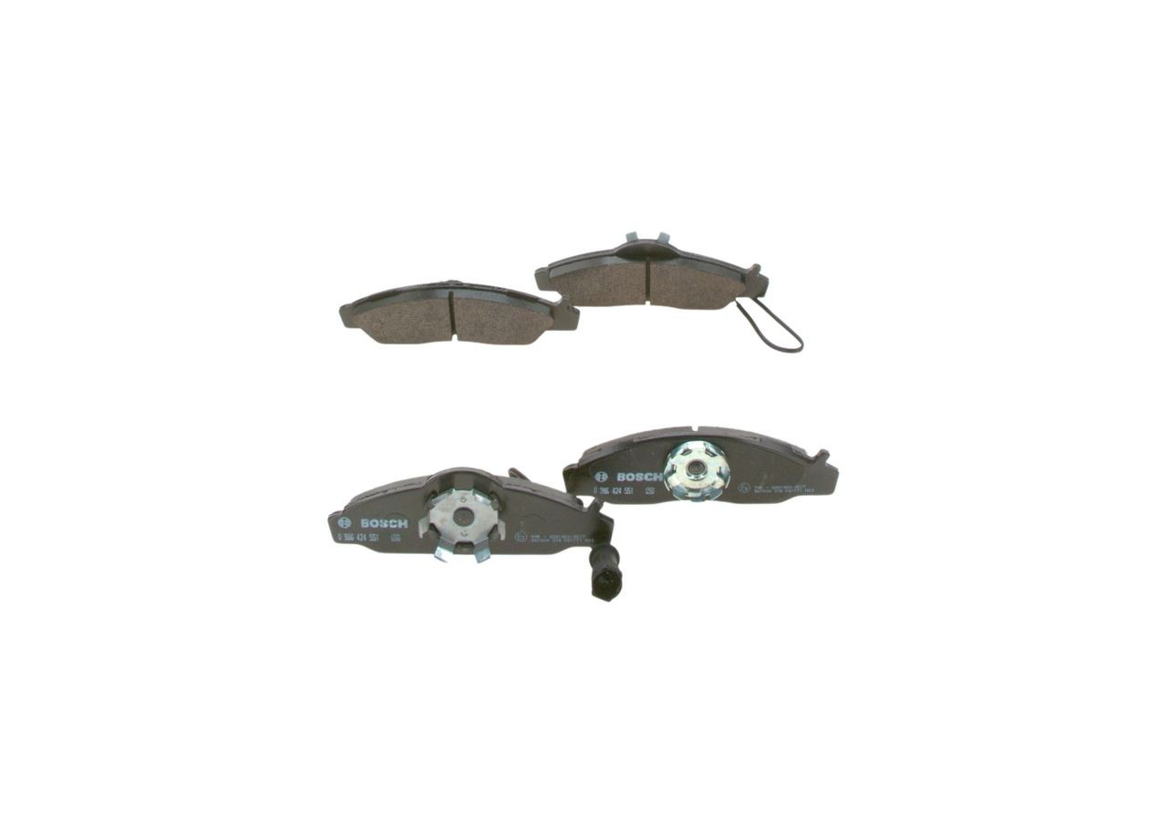 Гальмівні колодки Bosch 0986424551 ціна, від 33.63 USD