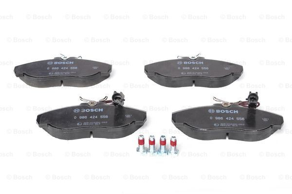 Купити 0986424556 Bosch Колодки гальмівні передні, дискові
