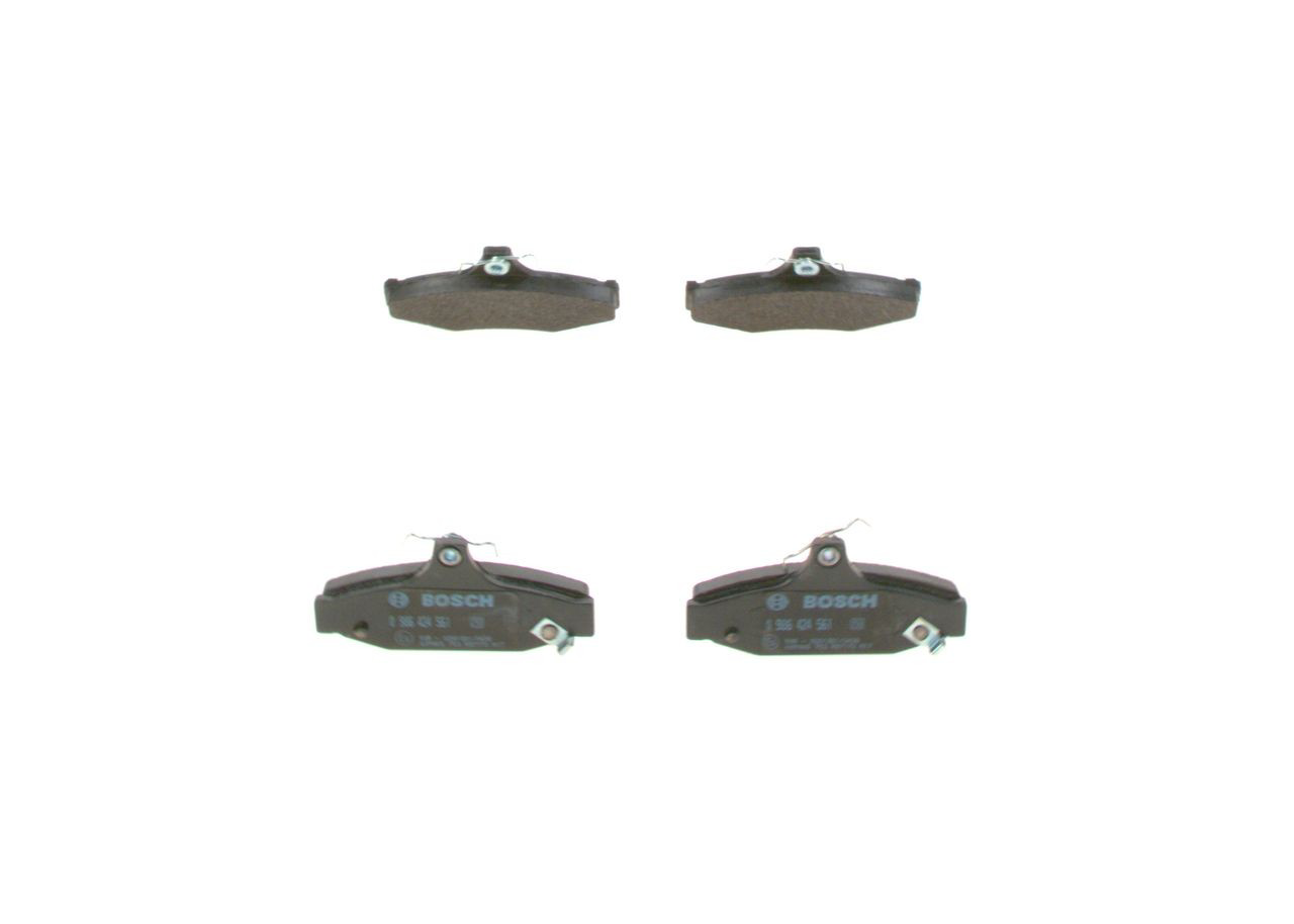 Задні гальмівні колодки 0986424561 Bosch