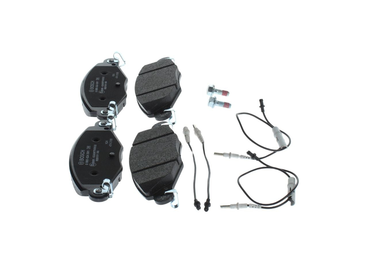 Гальмівні колодки Bosch 0986424581 ціна, від 36.69 USD