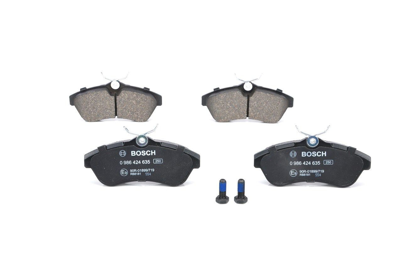 Передні тормозні колодки 0986424635 Bosch