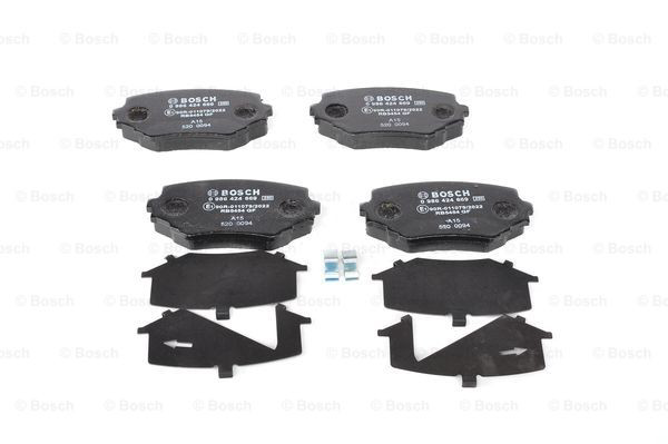 Передні тормозні колодки 0986424669 Bosch