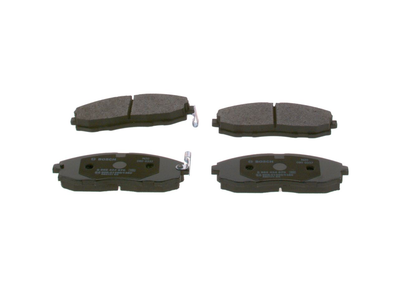 0986424670 Bosch Передні гальмівні колодки