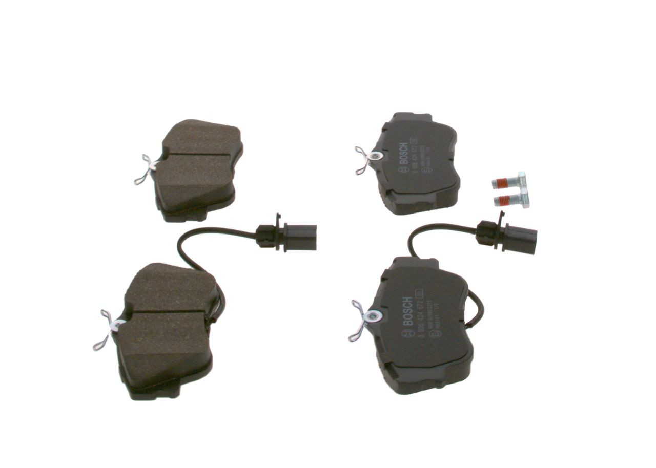 Передні тормозні колодки 0986424672 Bosch