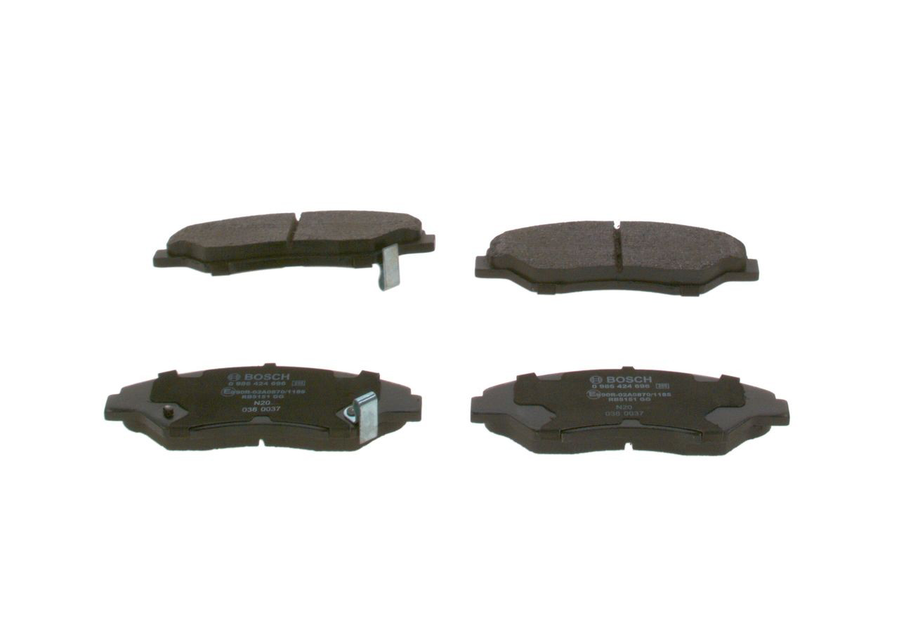 0986424696 Bosch Передні гальмівні колодки