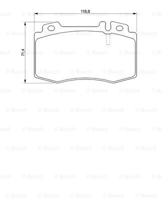 Гальмівні колодки Bosch 0986424705 ціна, від 38.13 USD