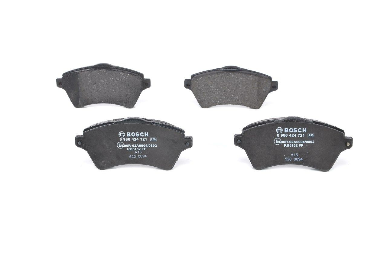 Передні тормозні колодки 0986424721 Bosch