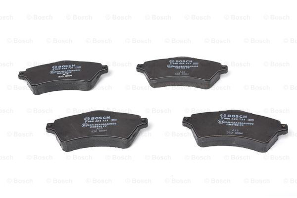 Гальмівні колодки Bosch 0986424721 ціна, від 38.28 USD