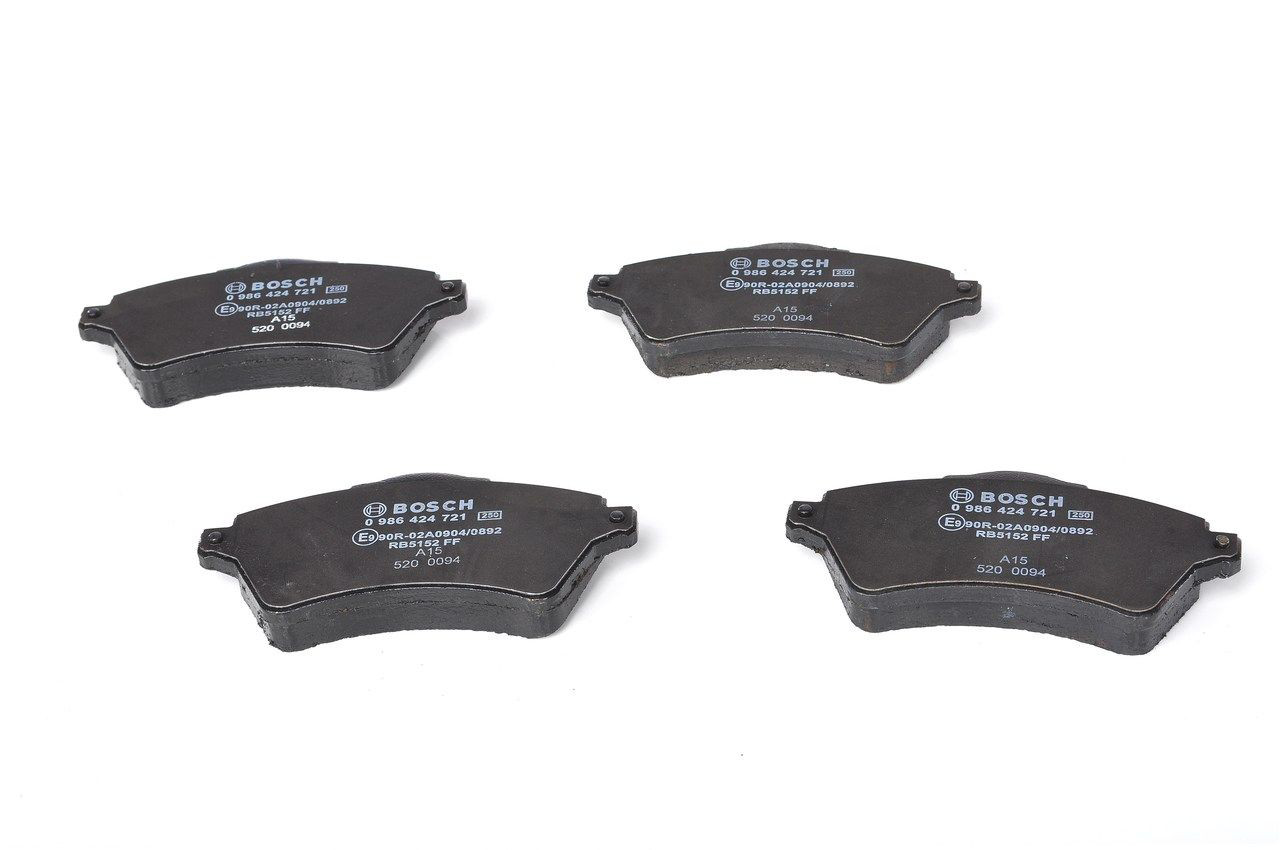 0986424721 Bosch Передні гальмівні колодки