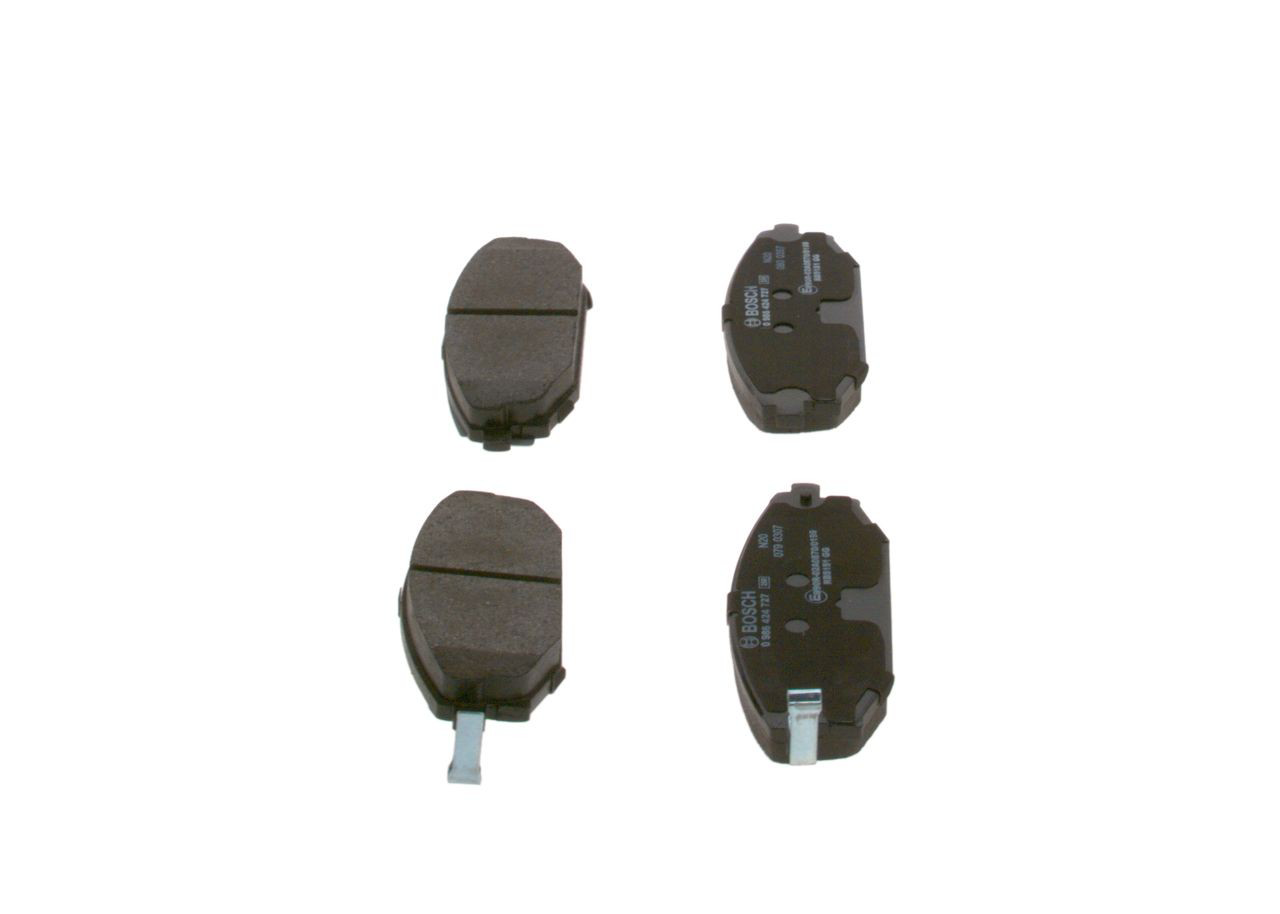 Передні тормозні колодки 0986424727 Bosch