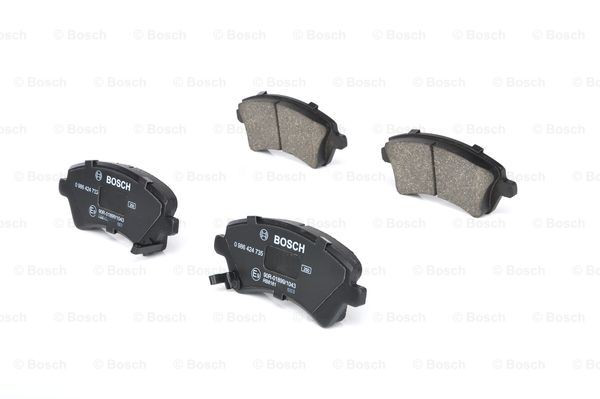 Гальмівні колодки Bosch 0986424735 ціна, від 29.53 USD