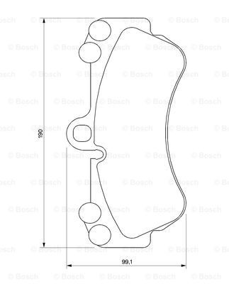 Купити 0986424740 Bosch Колодки гальмівні передні, дискові
