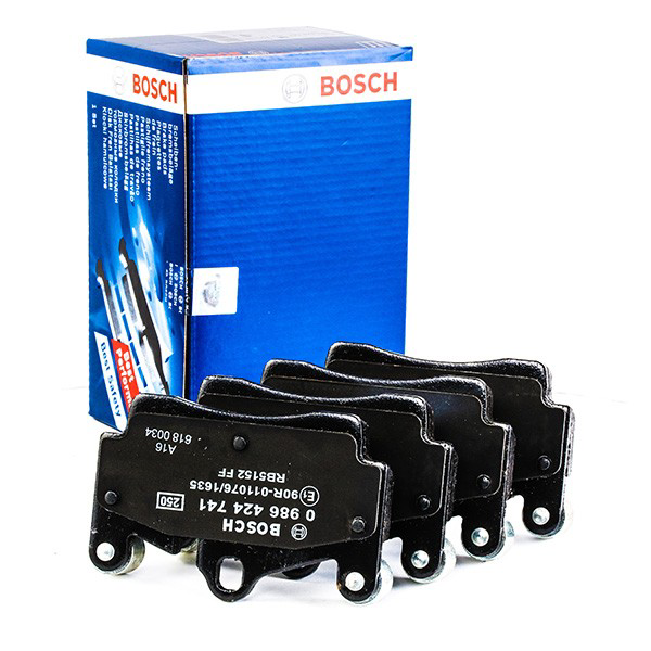 Задні гальмівні колодки Bosch 0986424741 ціна, від 37.95 USD