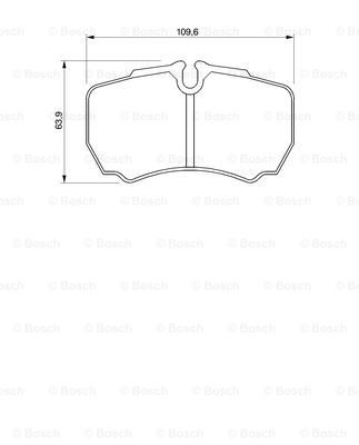 Задні гальмівні колодки Bosch 0986424750 ціна, від 21.19 USD