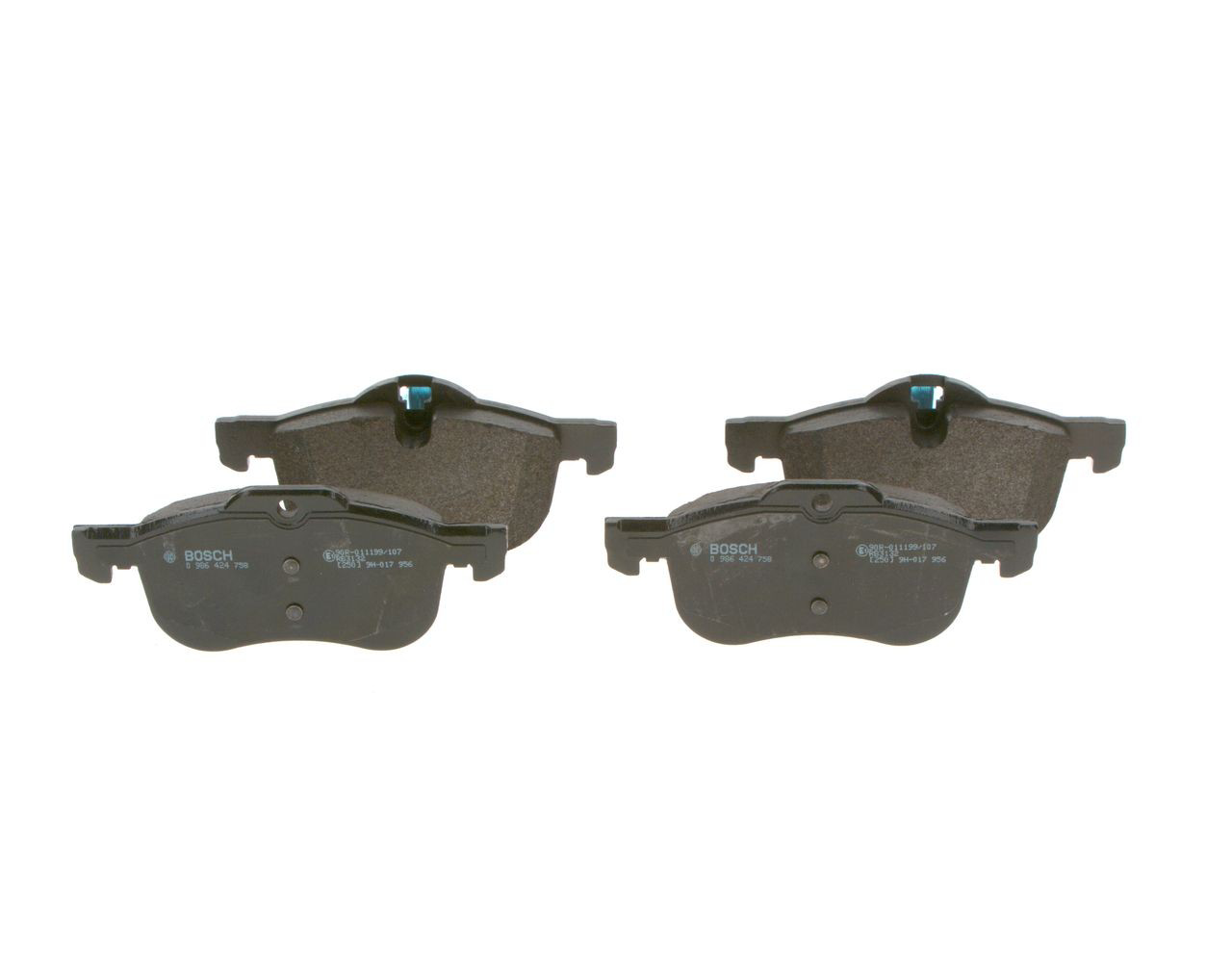 Купити 0986424758 Bosch Колодки гальмівні передні, дискові