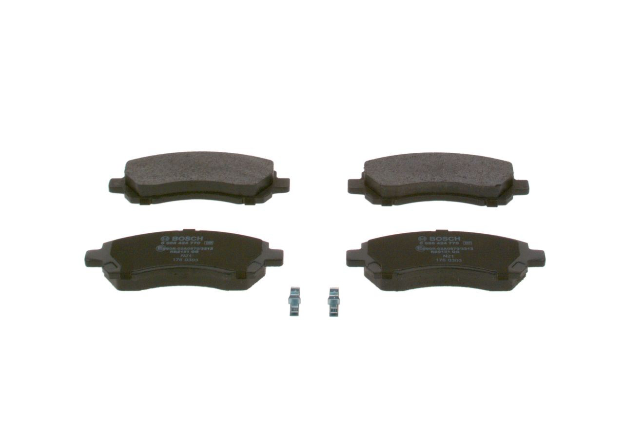 Купити 0986424770 Bosch Колодки гальмівні передні, дискові