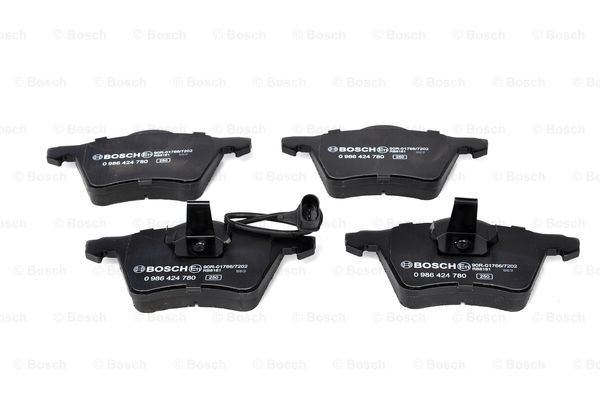 Гальмівні колодки Bosch 0986424780 ціна, від 36.31 USD