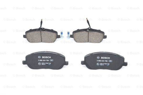Передні тормозні колодки 0986424789 Bosch