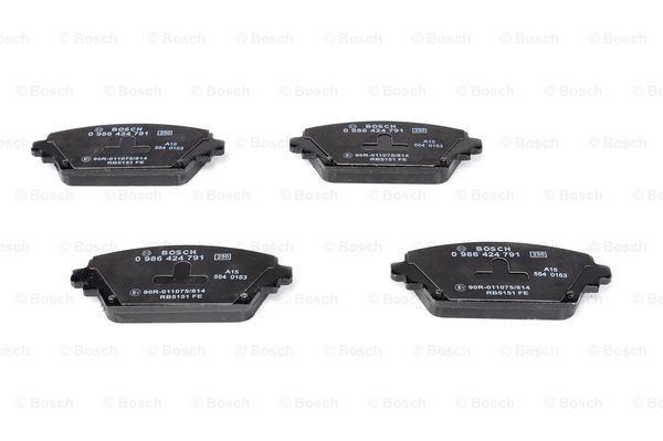 Гальмівні колодки Bosch 0986424791 ціна, від 18.92 USD