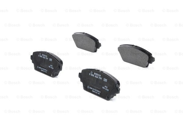 Купити 0986424791 Bosch Колодки гальмівні передні, дискові