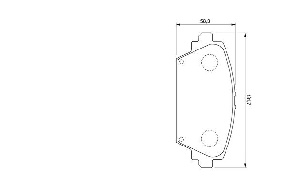 0986424791 Bosch Передні гальмівні колодки