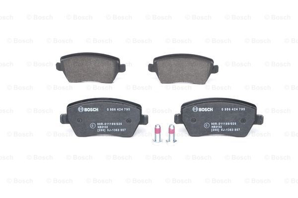 Гальмівні колодки Bosch 0986424795 ціна, від 23.51 USD