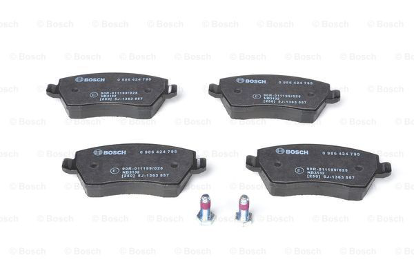 0986424795 Bosch Передні гальмівні колодки