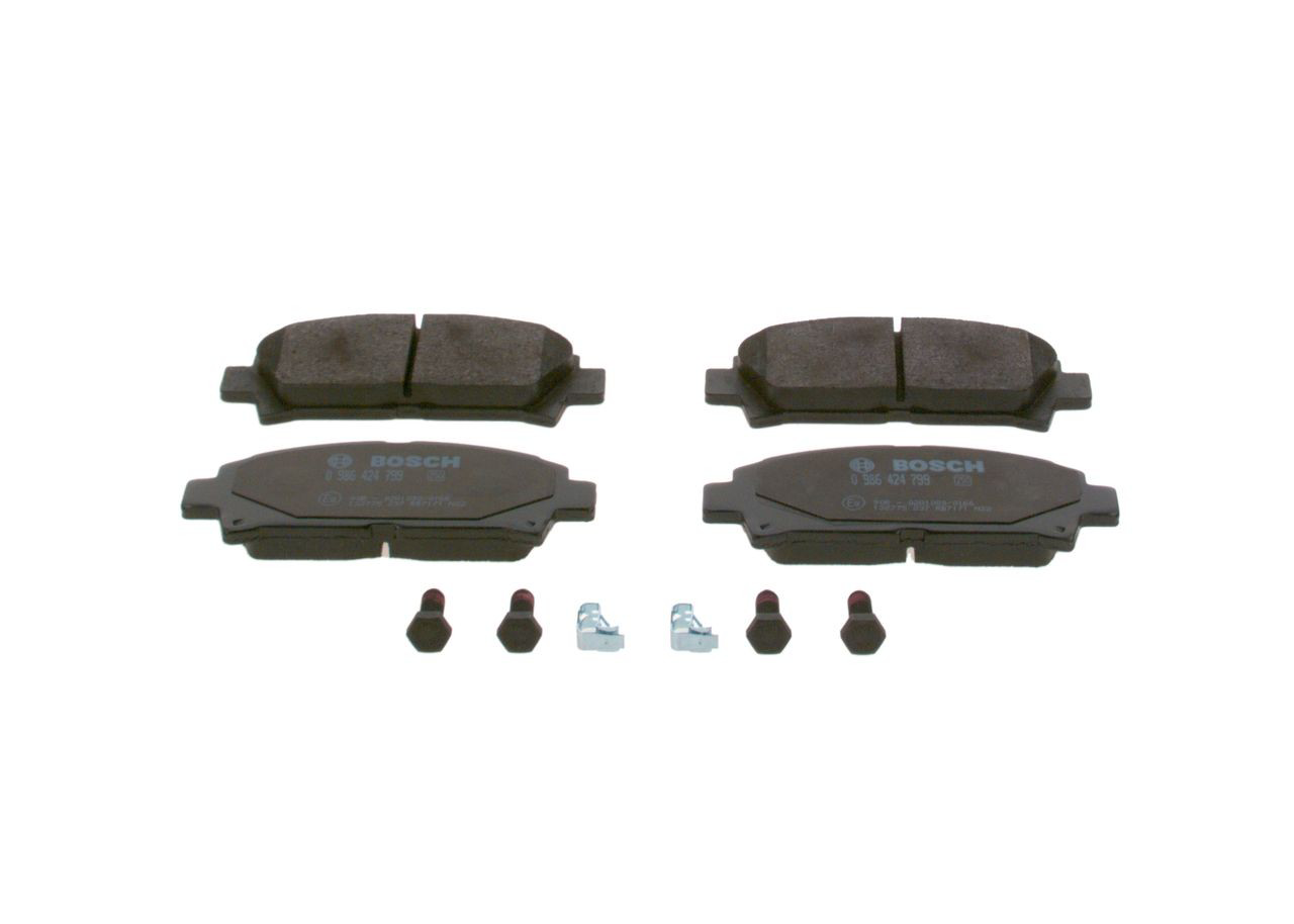 0986424799 Bosch Передні гальмівні колодки