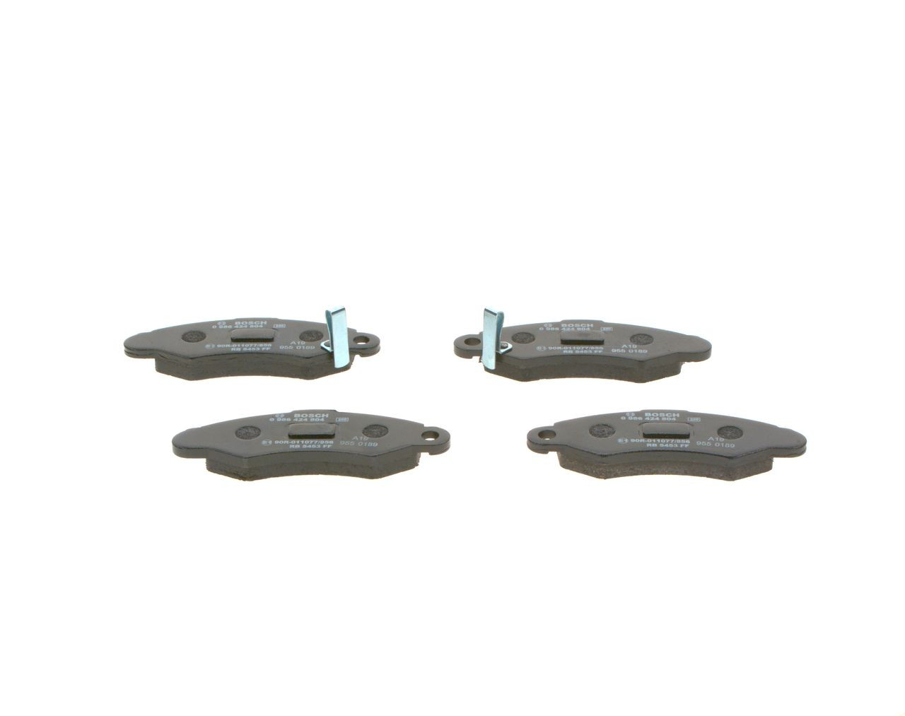0986424804 Bosch Передні гальмівні колодки