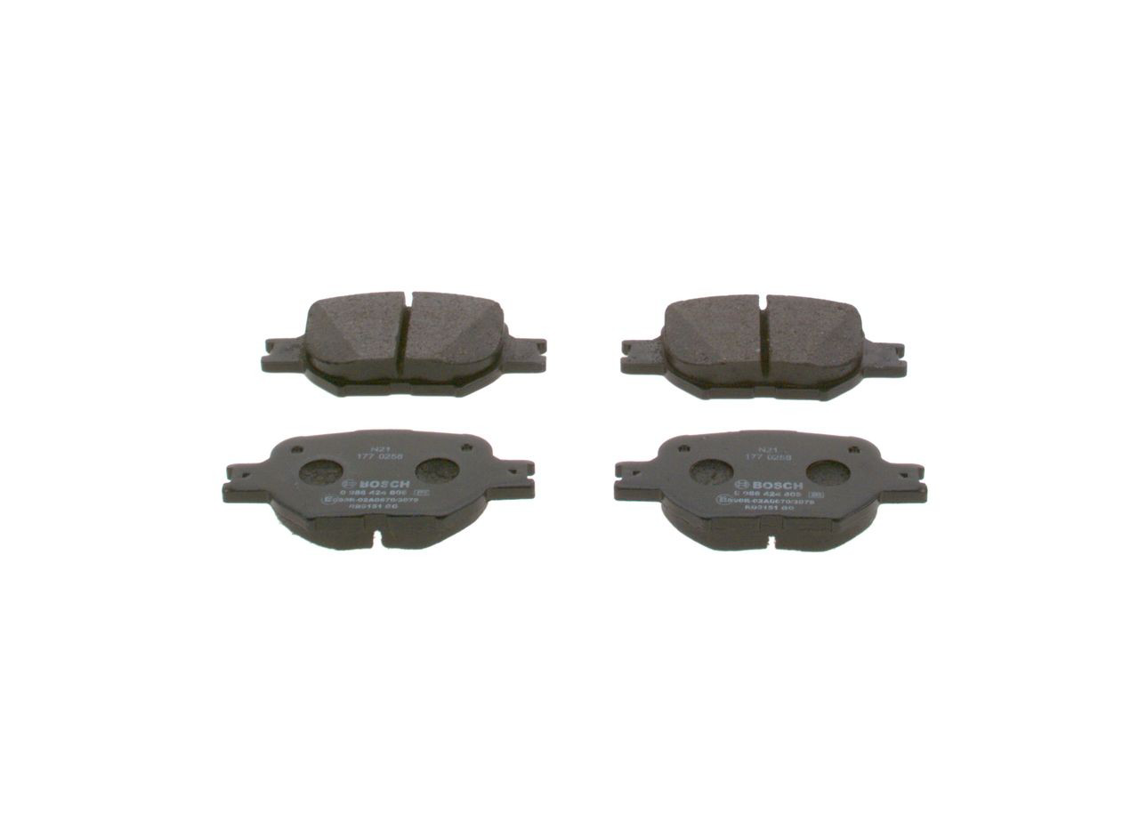 Купити 0986424808 Bosch Колодки гальмівні передні, дискові