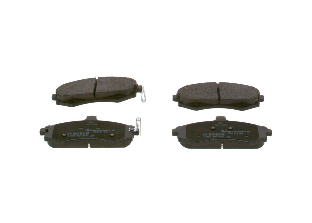 Купити 0986424810 Bosch Колодки гальмівні передні, дискові
