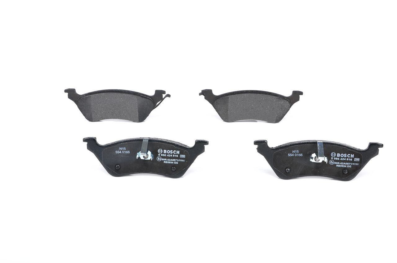 Задні гальмівні колодки Bosch 0986424816 ціна, від 28.62 USD