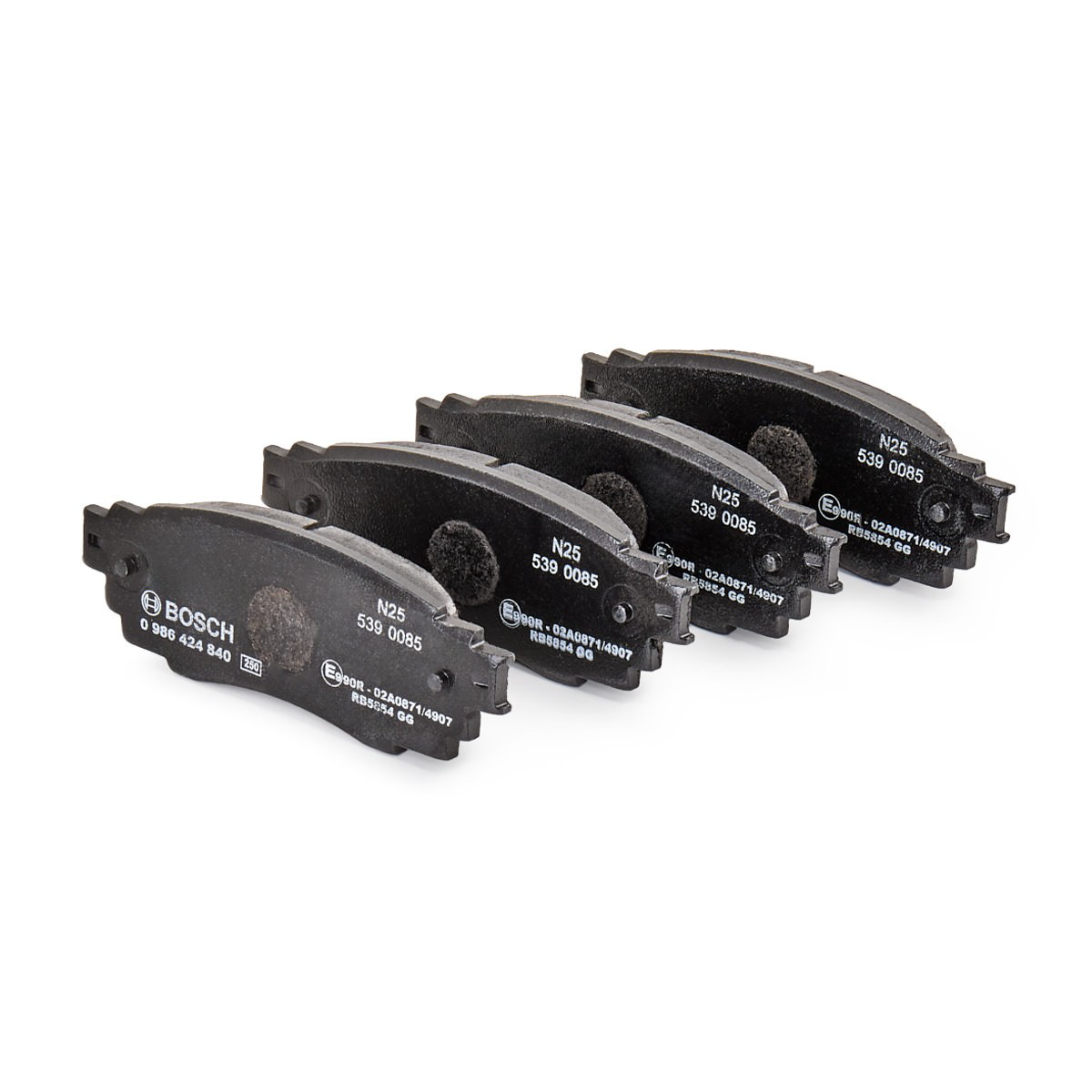 Задні гальмівні колодки Bosch 0986424840 ціна, від 27.89 USD