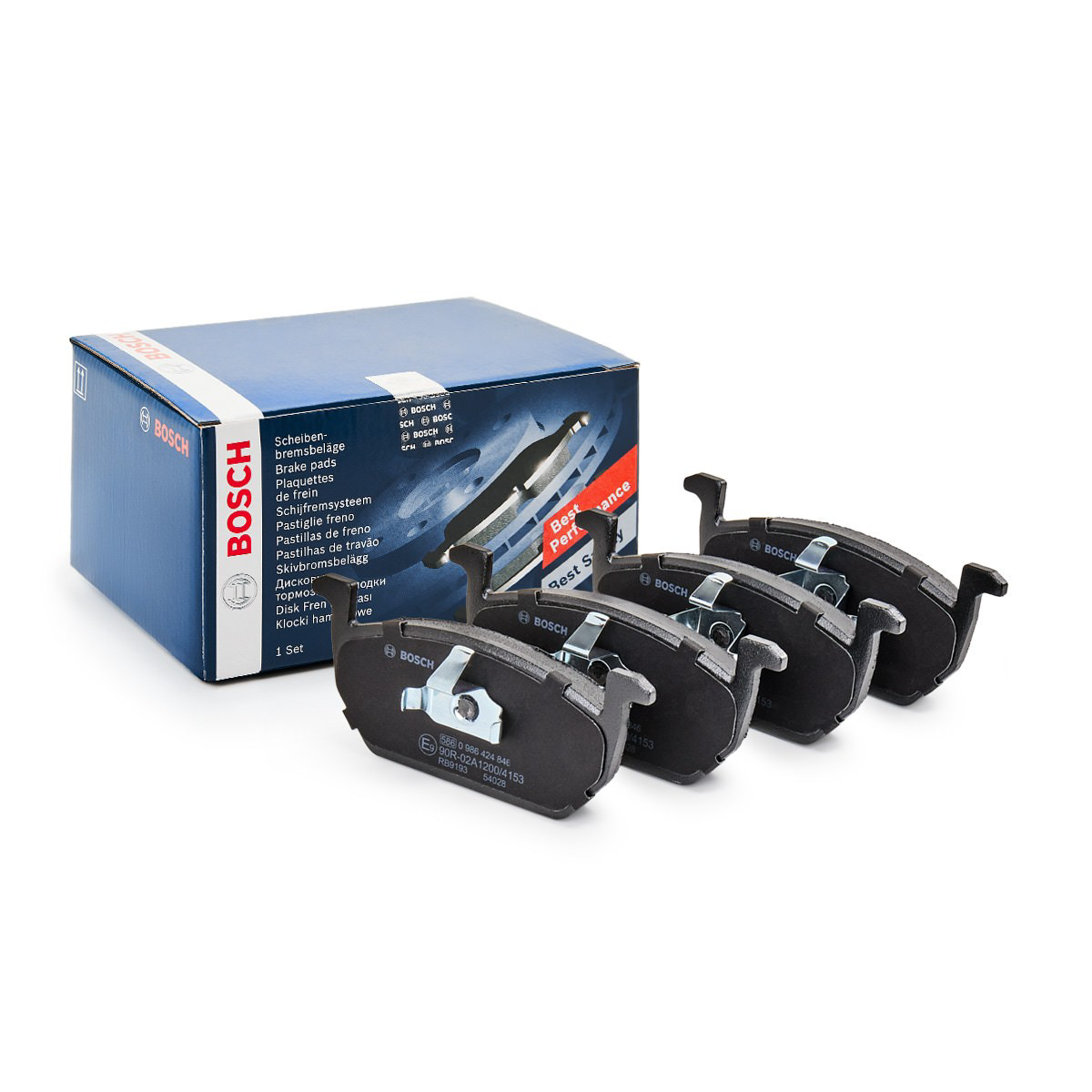 Гальмівні колодки Bosch 0986424846 ціна, від 37.19 USD
