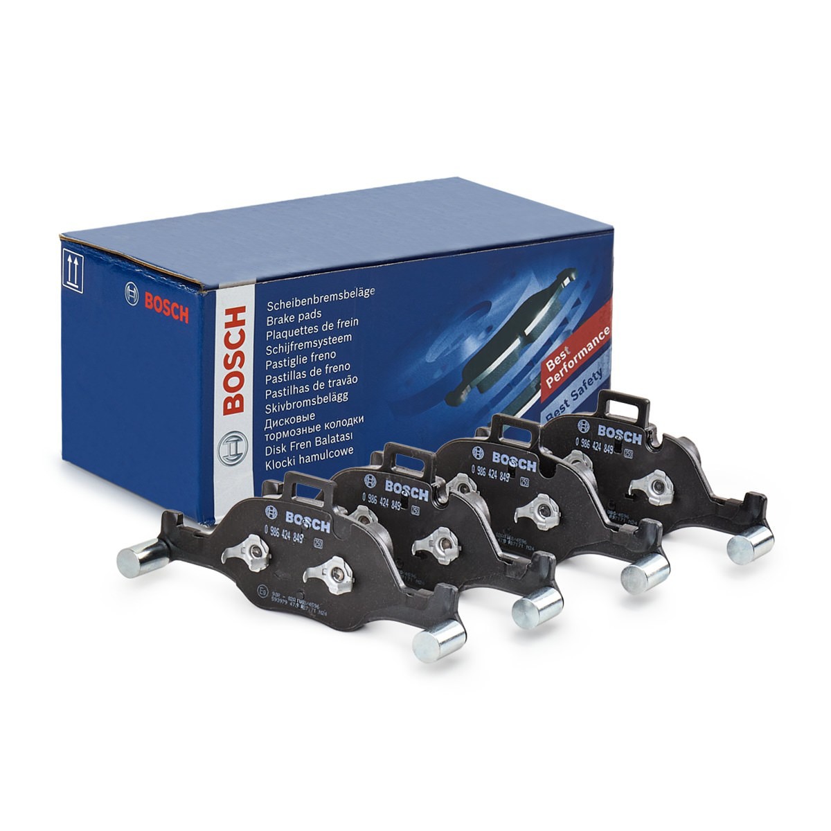 Гальмівні колодки Bosch 0986424849 ціна, від 82.05 USD
