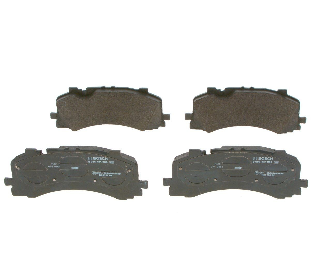 Гальмівні колодки Bosch 0986424850 ціна, від 160.82 USD
