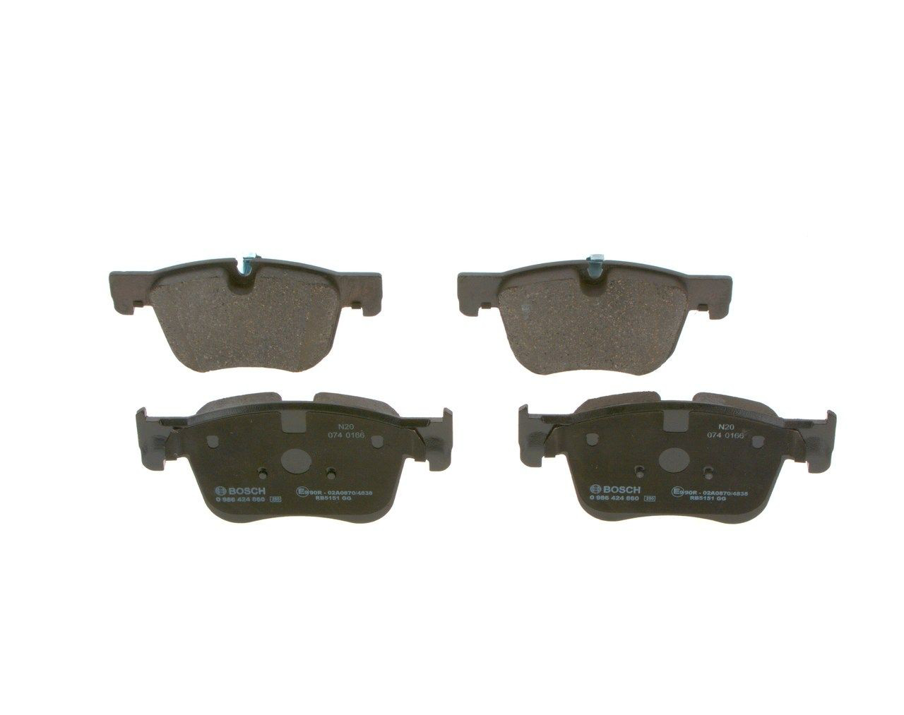 Гальмівні колодки Bosch 0986424860 ціна, від 43.79 USD
