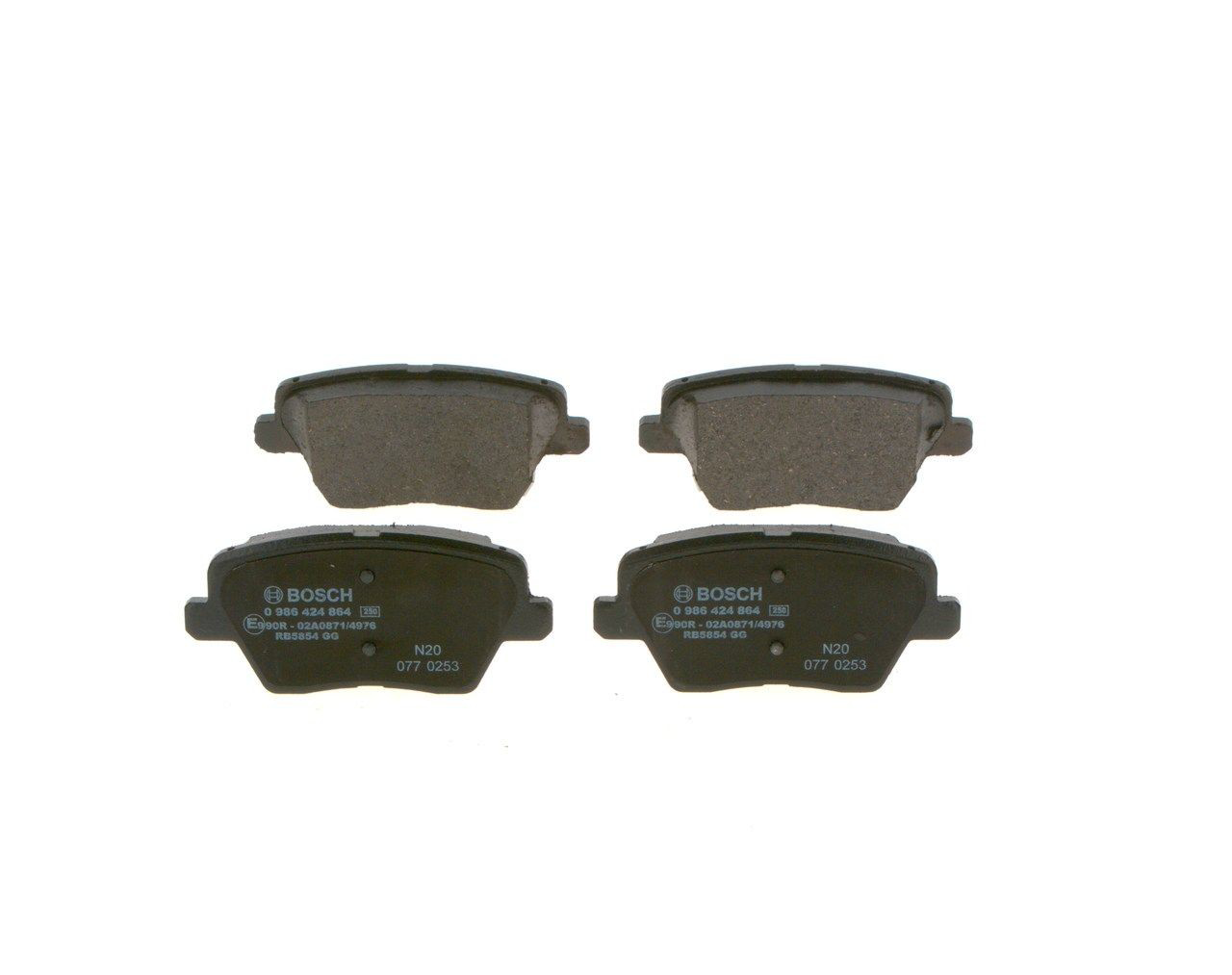 Купити 0986424864 Bosch Задні колодки