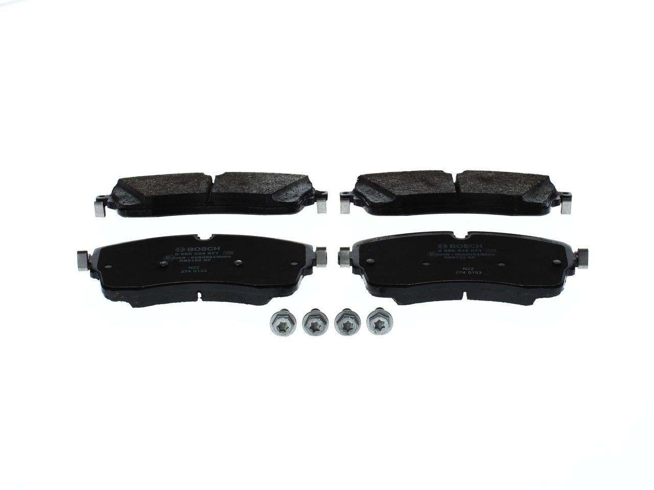 Передні тормозні колодки 0986424871 Bosch