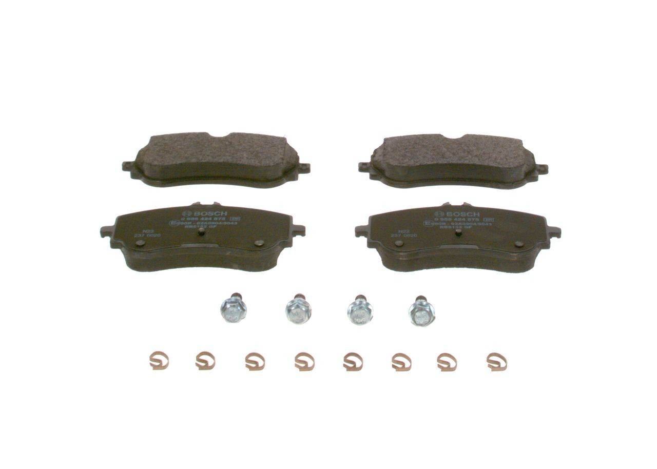 Задні гальмівні колодки Bosch 0986424875 ціна, від 44.52 USD