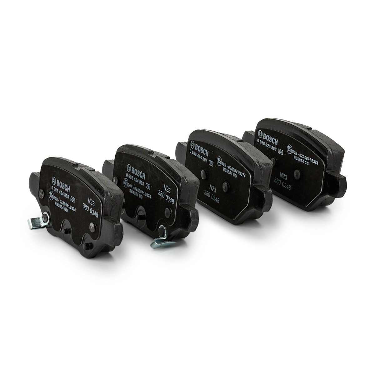 Задні гальмівні колодки Bosch 0986424895 ціна, від 41.90 USD