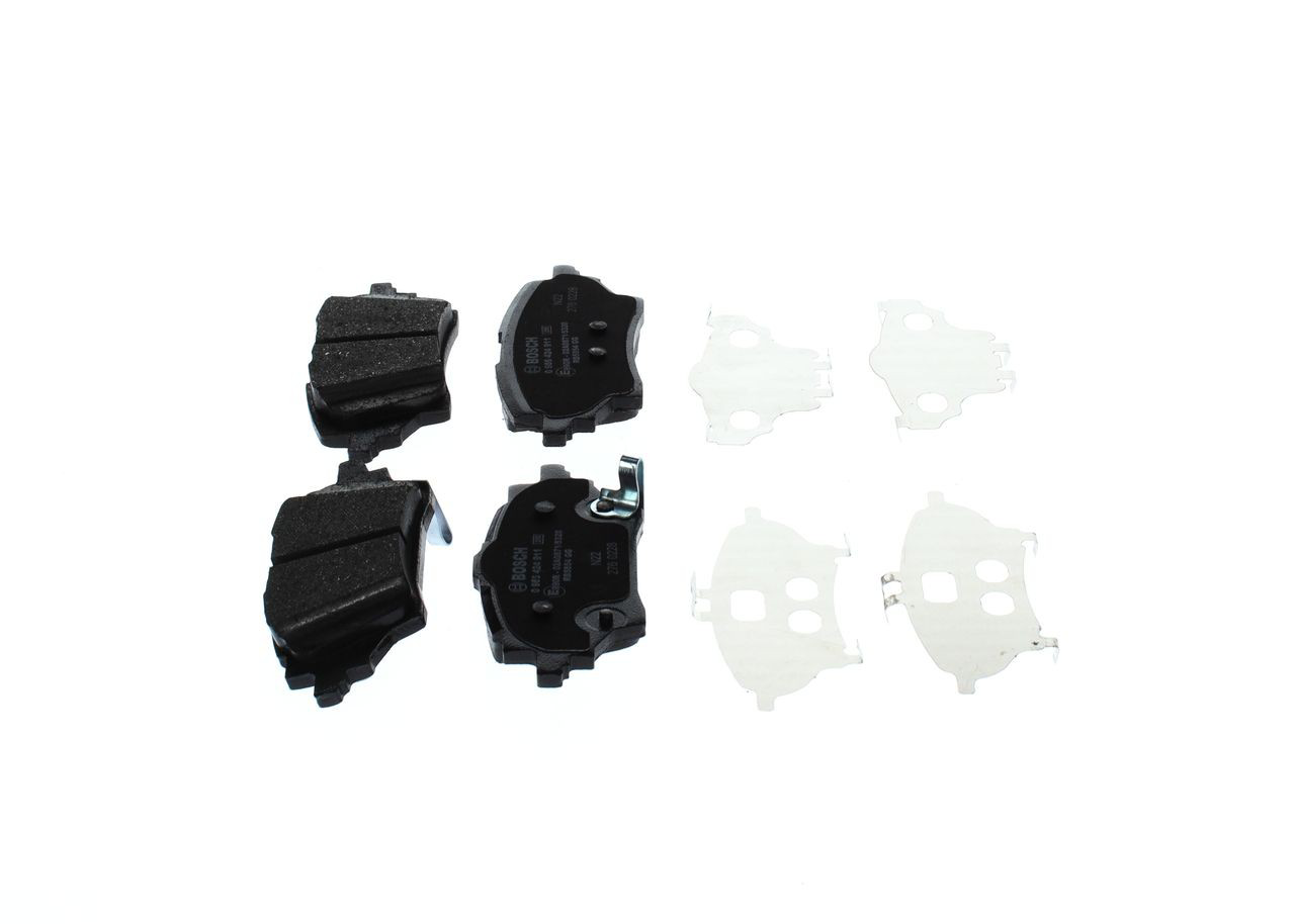 0986424911 Bosch Колодки гальмівні задні, дискові