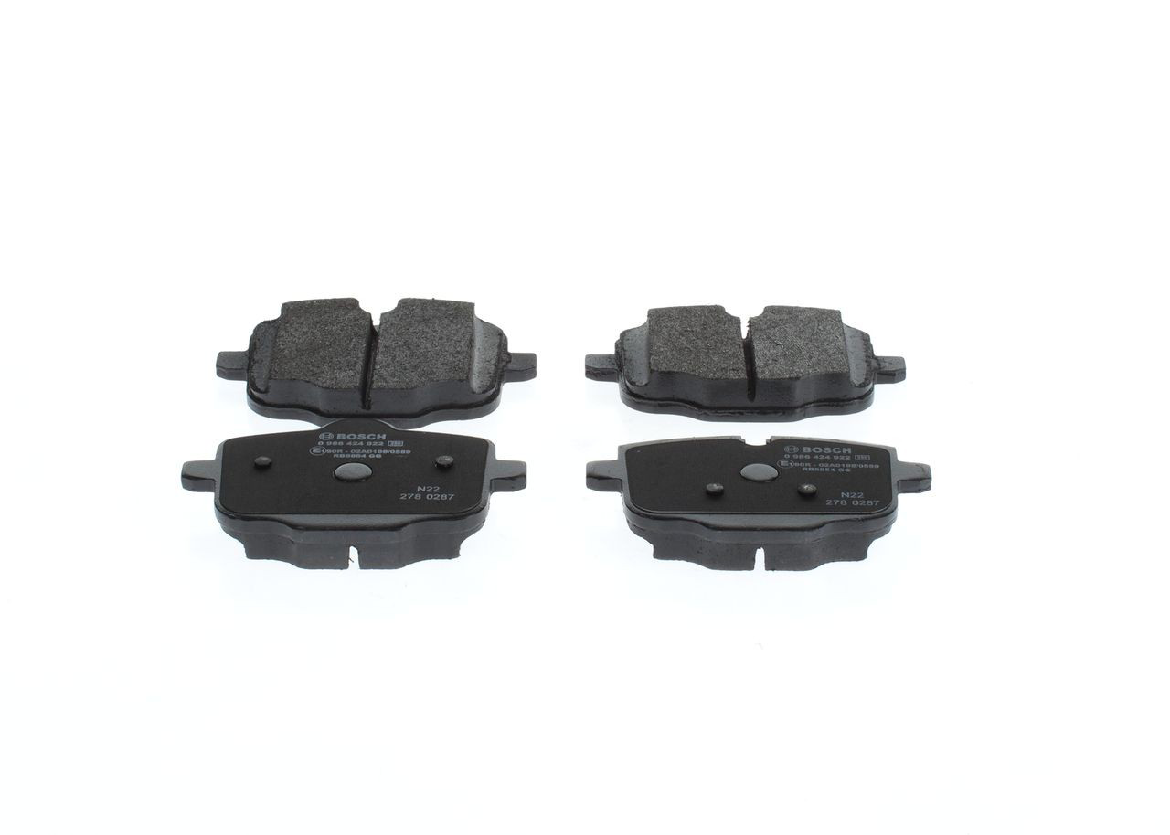 0986424922 Bosch Колодки гальмівні задні, дискові
